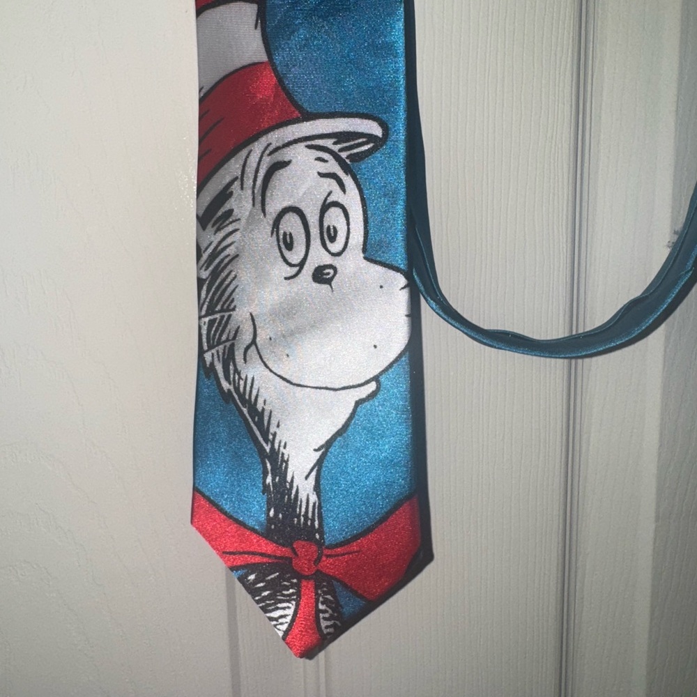 Dr. Seuss Blue and Red Tie